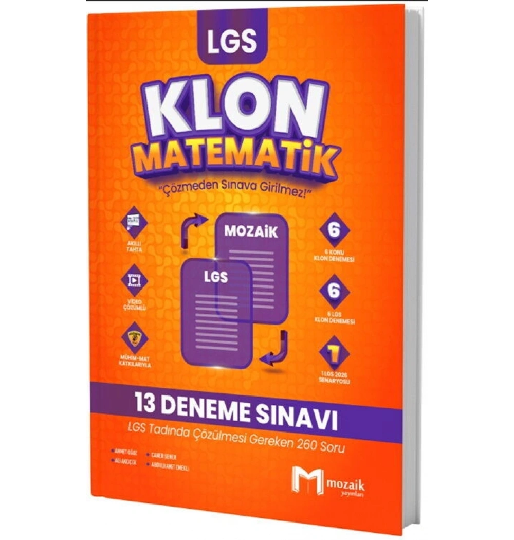 Mozaik Lgs Matematik Klon 13 Deneme Sınavı