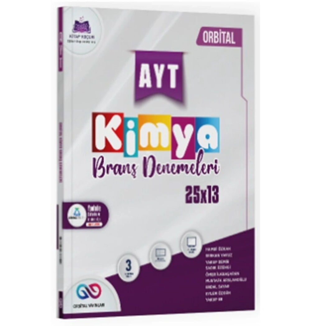 Orbital Ayt Kimya 25x13 branş Denemeleri