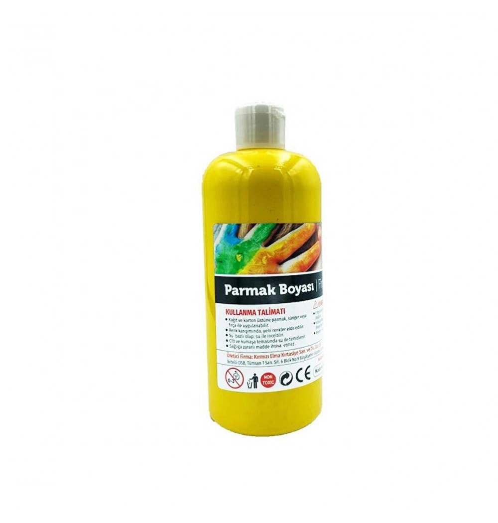 Red Apple Parmak Boyası 500 Gr Sarı RP500-11