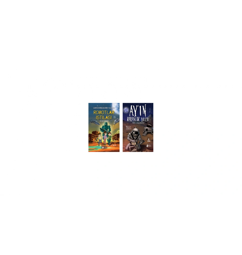 Uzayın Derinliklerine Yolcul.2 Kitap+Ayın Karanlık Yüzü Necati Akbaba Seti 3 Kitap Damla