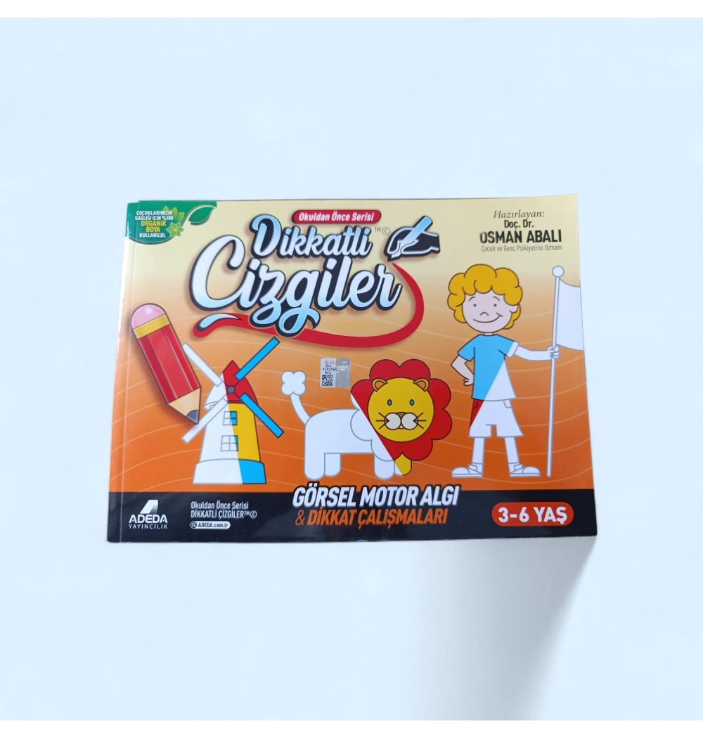 Okuldan Ö.Dikkatli Çizgiler Görsel MotorAlgı & Dikkat Çalışm.3-6 Yaş Doç.Dr.Osman ABALI