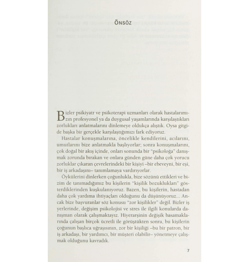 Zor Kişiliklerle Yaşamak   Francosi Lelord  İletişim