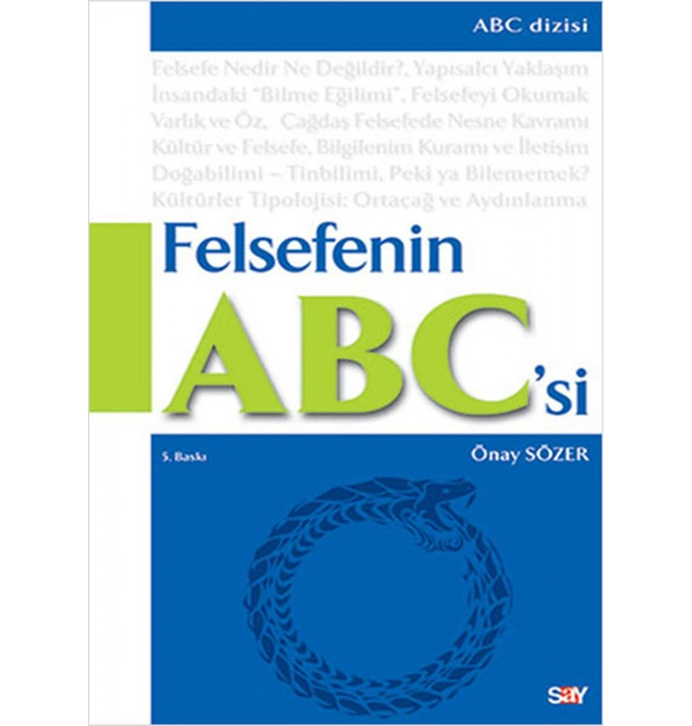 Felsefenin Abc Si Önay Sözer Sayyaın