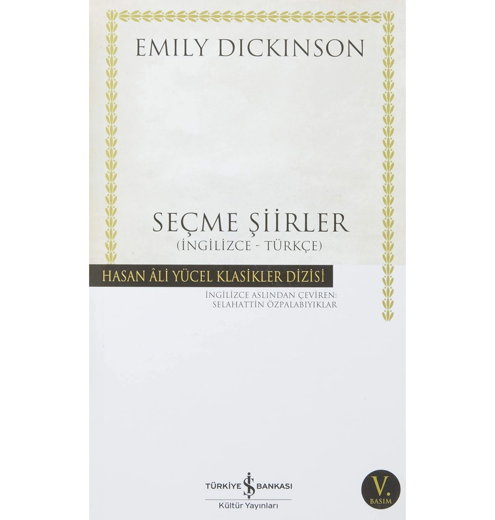 Seçme Şiirler  Emıly Dıckınson   İş Bankası