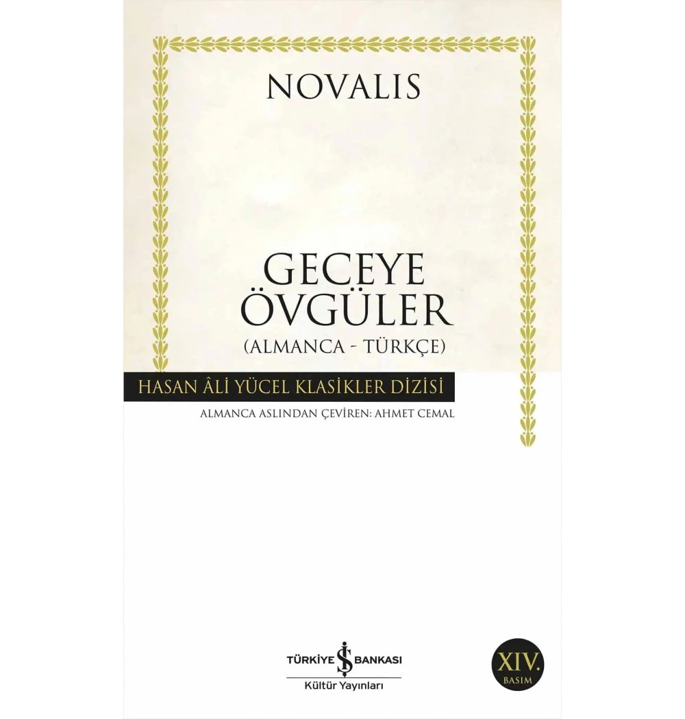 Geceye Övgüler Almanca-Türkçe Novalis  İş Bankası