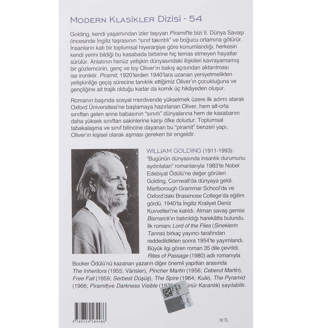 Piramit.Wlliam Golding  İş Bnk