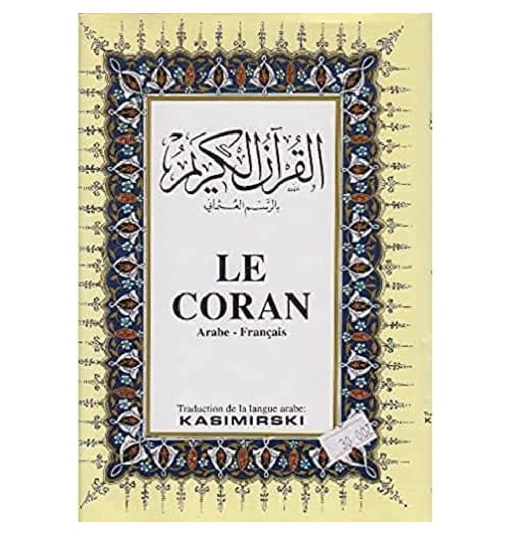 Le Coran Fransızca Kuran Meali  Orta Boy Ciltli