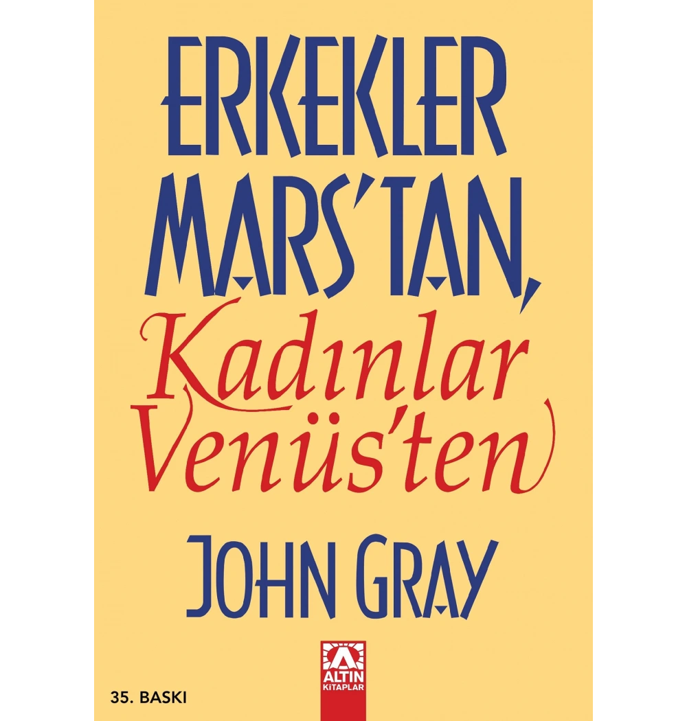 Erkekler Mars`Tan Kadinlar Venüs`Ten Altın Ki̇Taplar