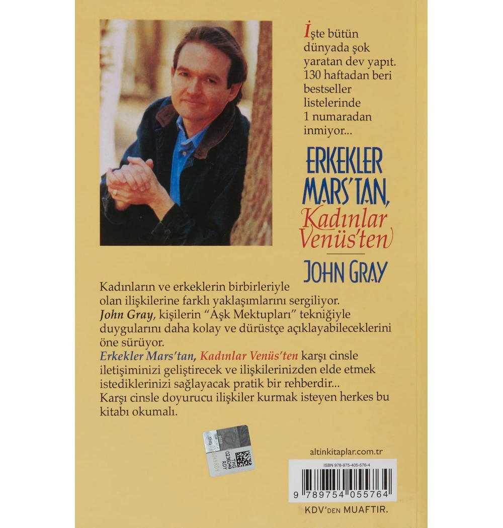 Erkekler Mars`Tan Kadinlar Venüs`Ten Altın Ki̇Taplar