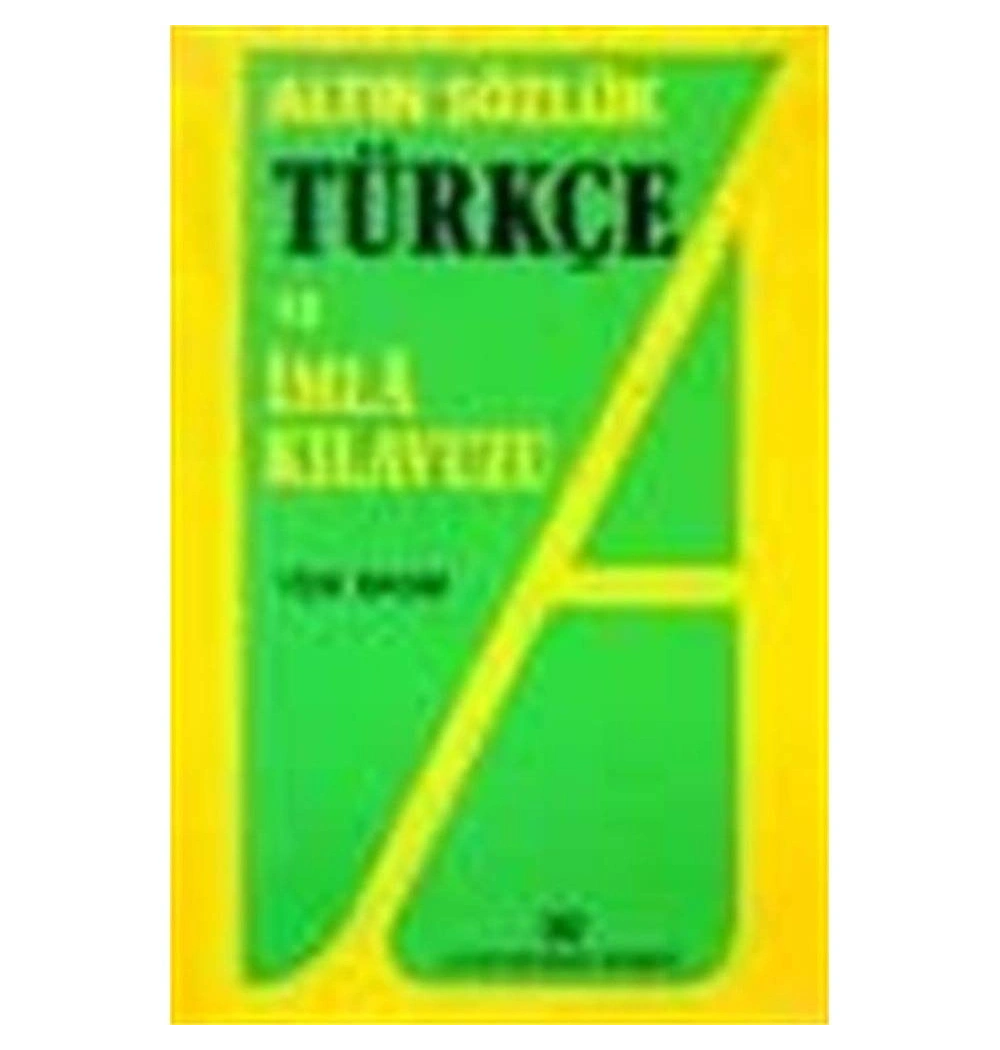 Altın Sözlük Türkçe Ve İmla Klavuzu Plasti̇K Ci̇Lt