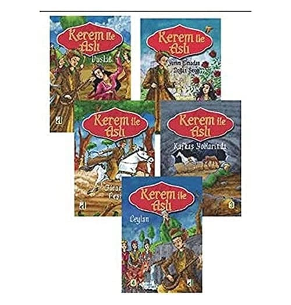 Kerem İle Aslı Serisi 5 Kitap - Damla