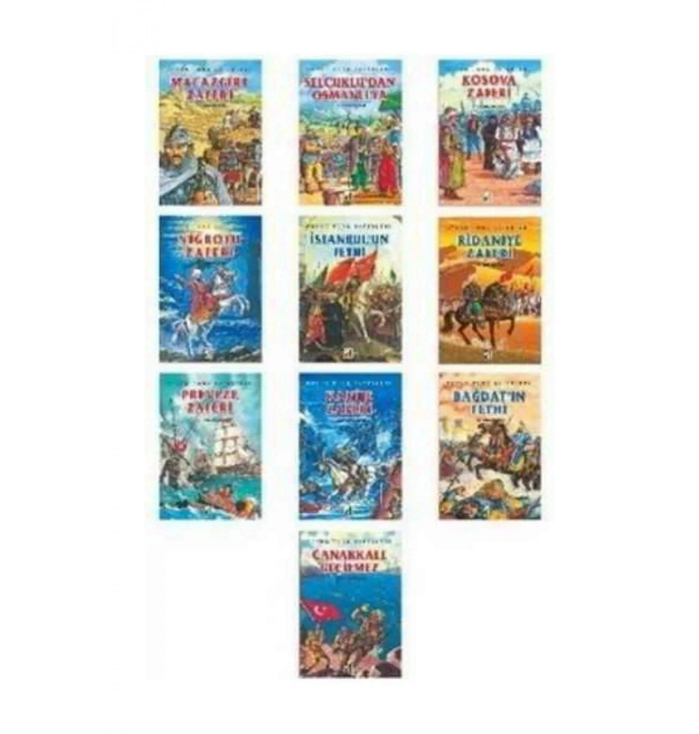 Büyük Türk Zaferleri Seti 10 Kitap - Damla