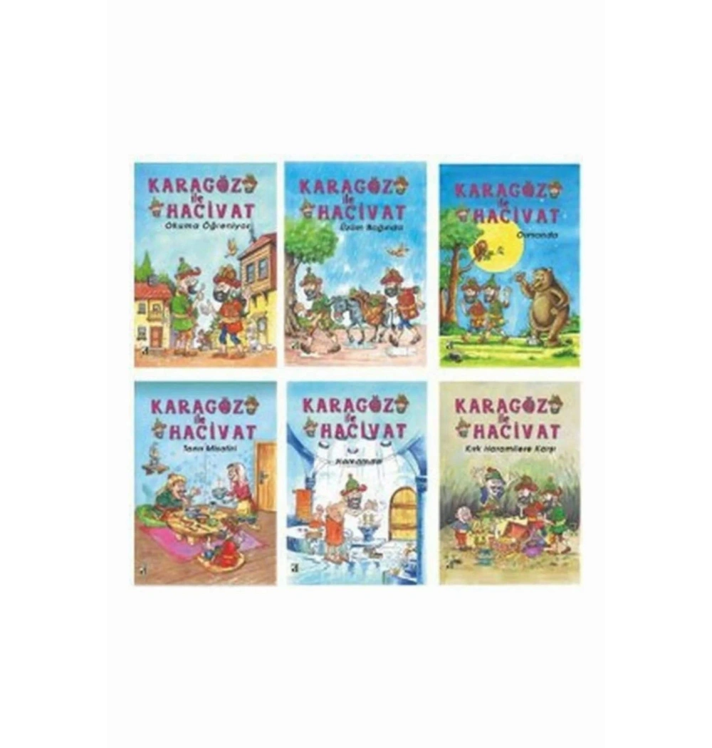 Karagöz İle Hacivatın Maceraları 6 Kitap - Damla