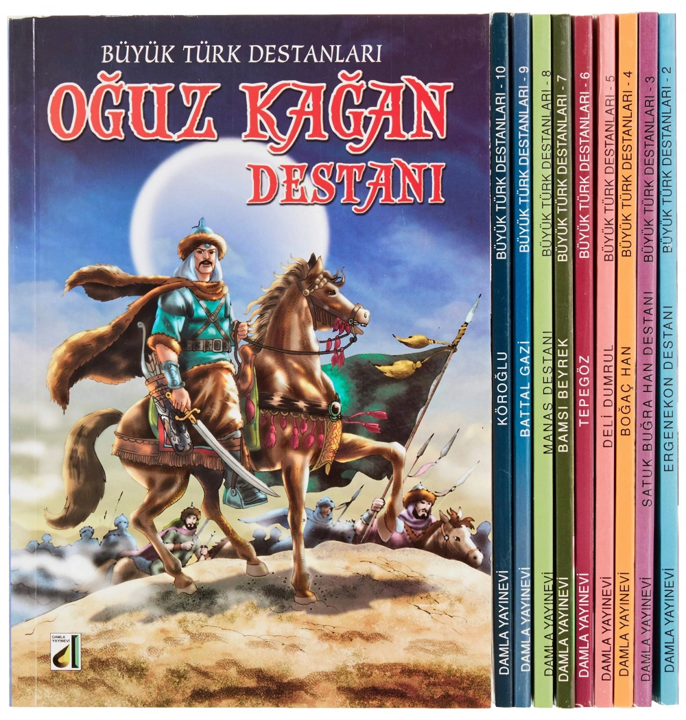 Büyük Türk Destanları 10 Kitap - Damla