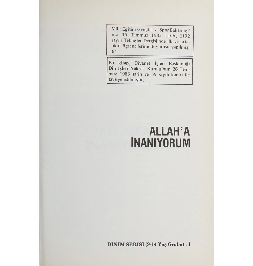 Allaha İnaniyorum - Dinim Serisi 1 - Damla
