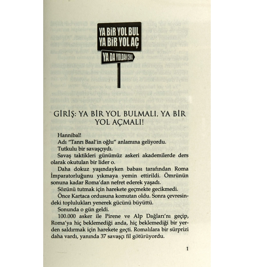 Ya Bi̇R Yol Bul.Ya Bi̇R Yol Aç.Yada Yoldan Çeki̇L