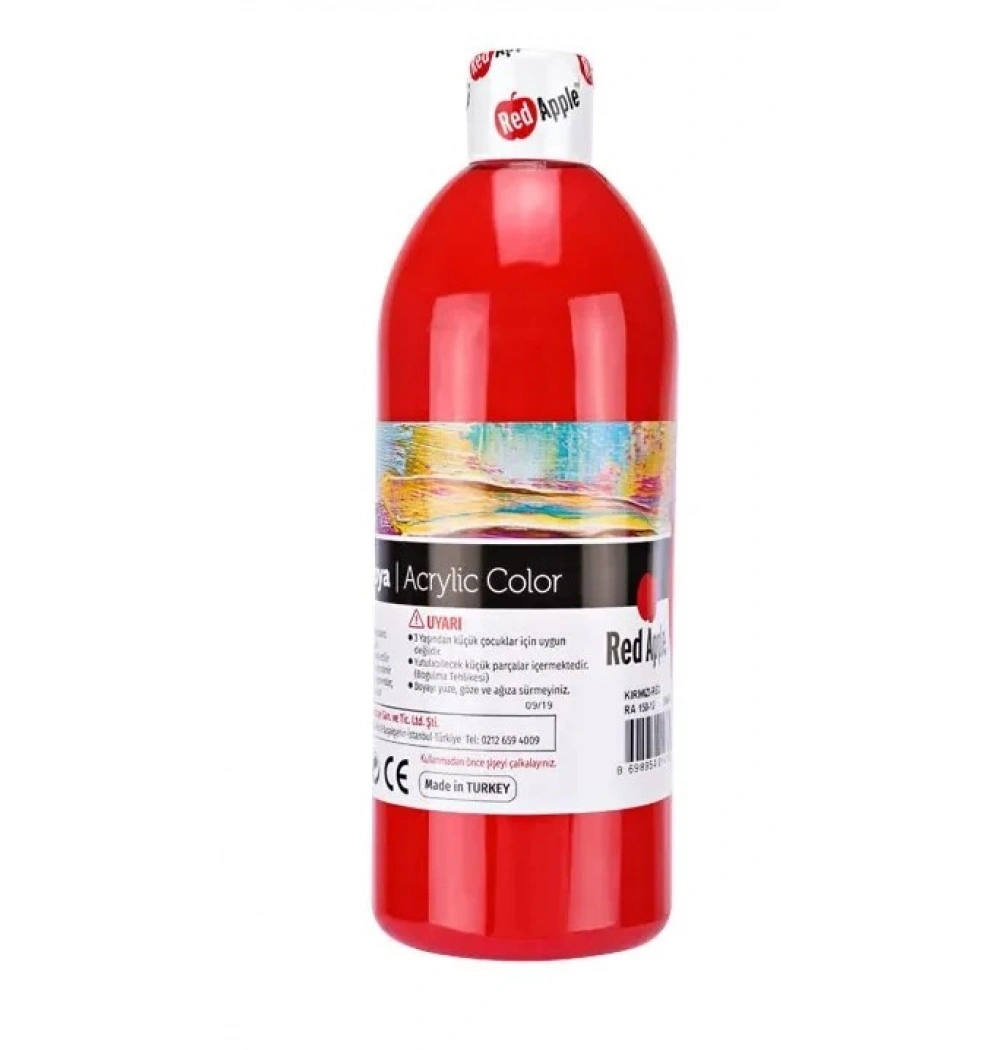 Red Apple Akrilik Boya 500 Gr Kırmızı RA500-12