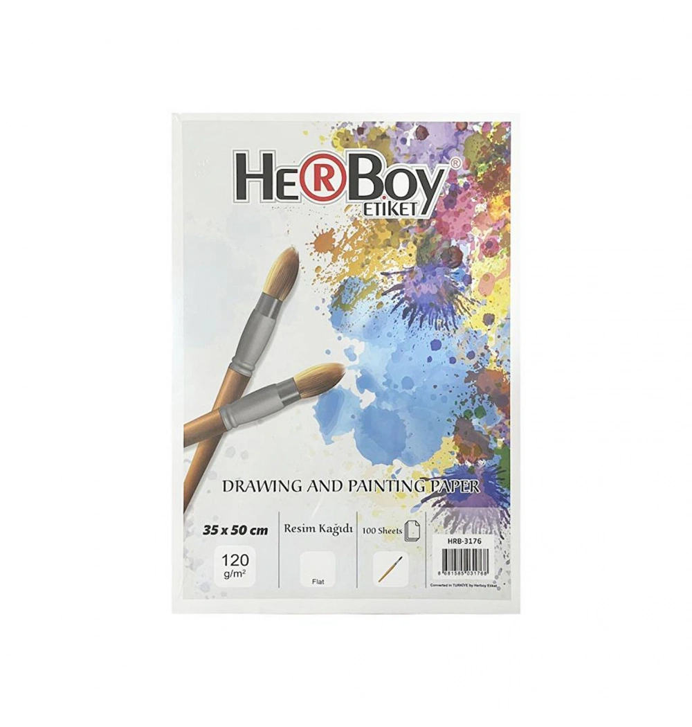 Herboy Resim Kağıdı 35x50 120 Gr 100lü