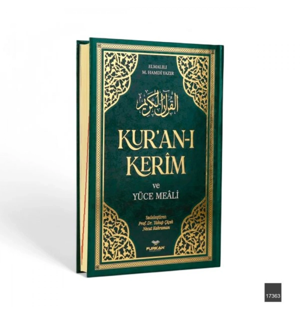 Furkan 17365 Orta Boy Kuran-ı Kerim Ve Yüce Meali Yeşil Renk