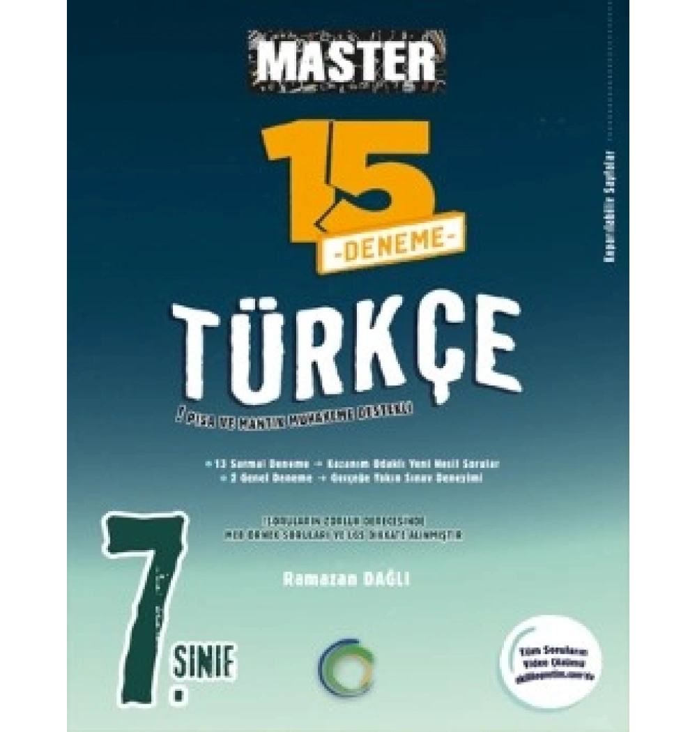 Okyanus 7.Sınıf Master Türkçe 15 Deneme