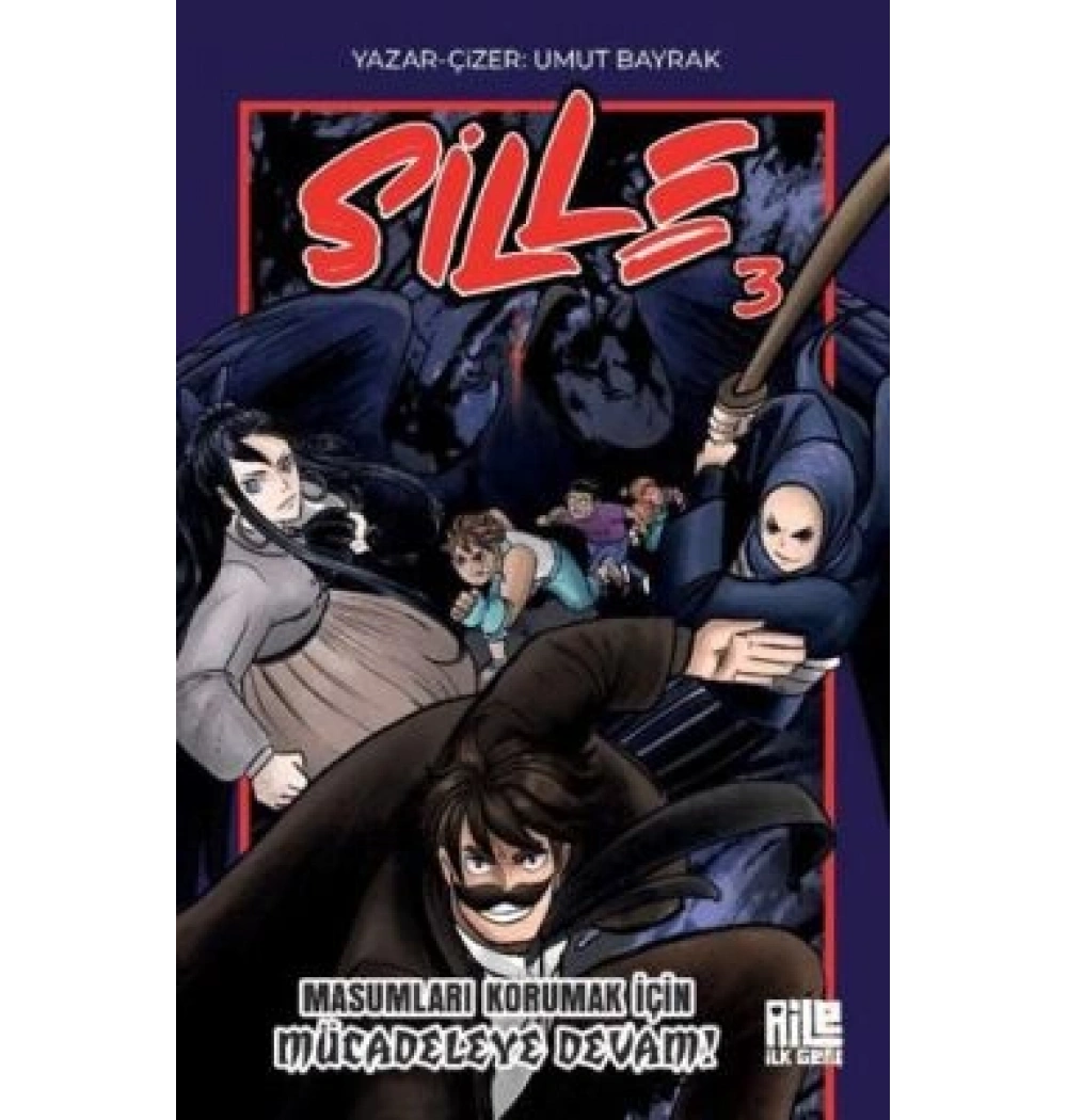 Sille 3 Çizgi Roman Masumları Korumak İçin Mücadeleye Devam Aile Genç