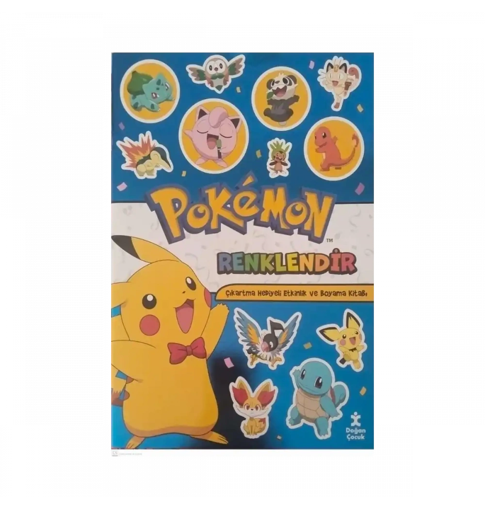 Pokemon Renklendir Boyama Doğan çocuk