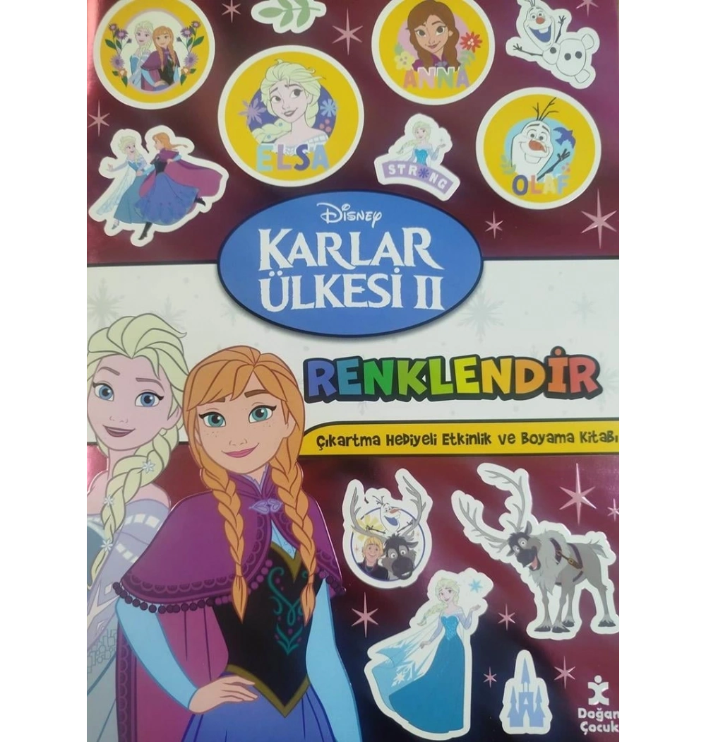 Disney Karlar Ülkesi Renklendir Boyama Doğan çocuk