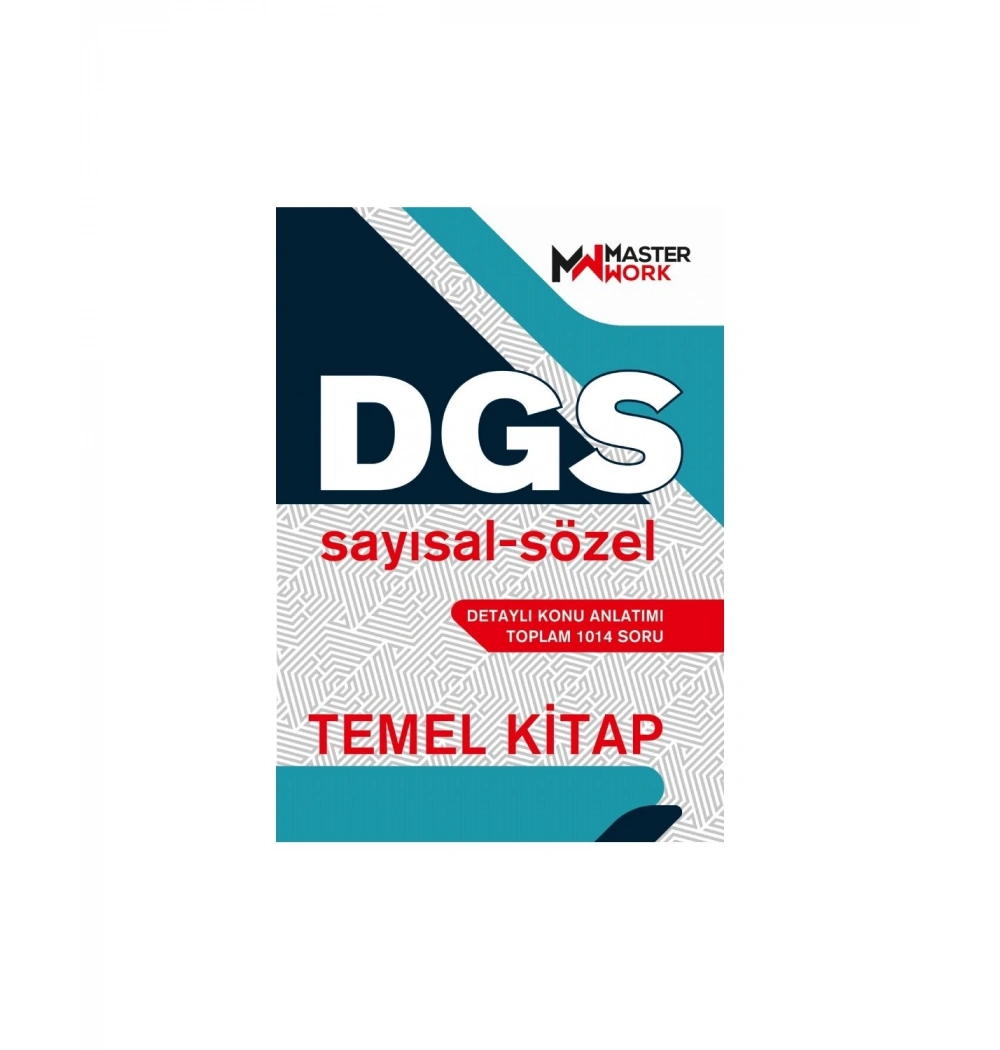 Dgs Sayısal Sözel Temel Kitap Masterwork