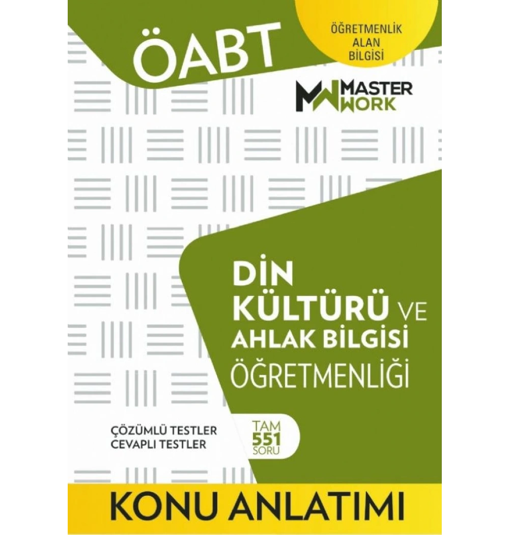 Öabt Din Kültürü Ahlak Bilgisi Öğretmenliği Konu Anlatım Masterwork