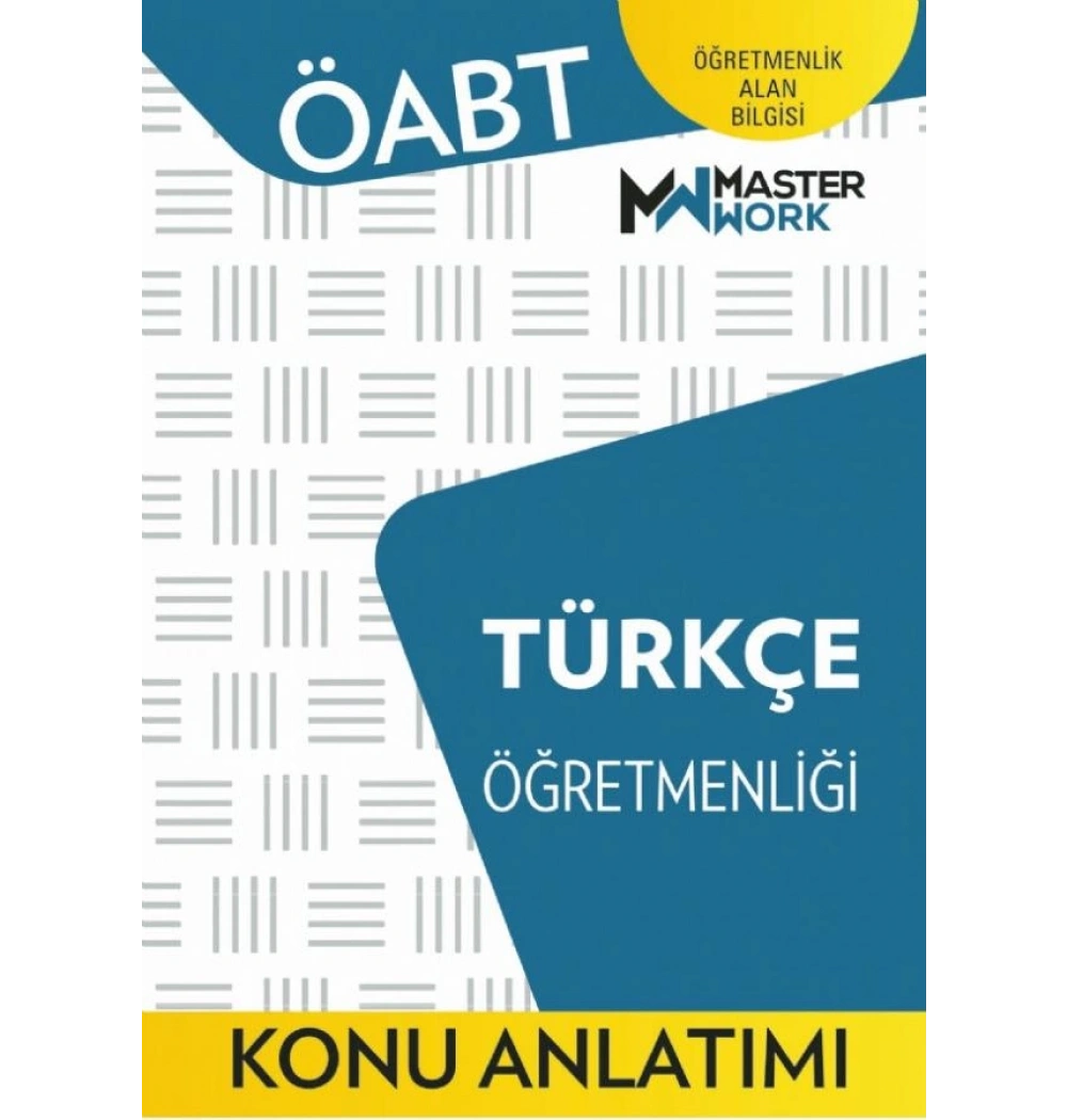 Öabt Türkçe Öğretmenliği Konu anlatımı Masterwork