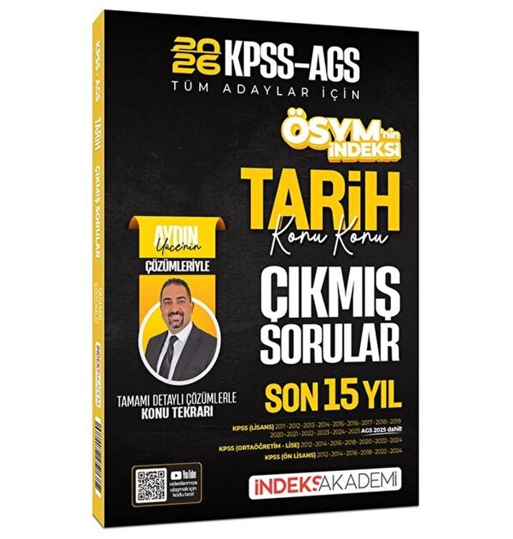 2026 Kpss Ags Tarih Son 15 Yıl Konu Konu Çıkmış Sorular İndeks Akademi