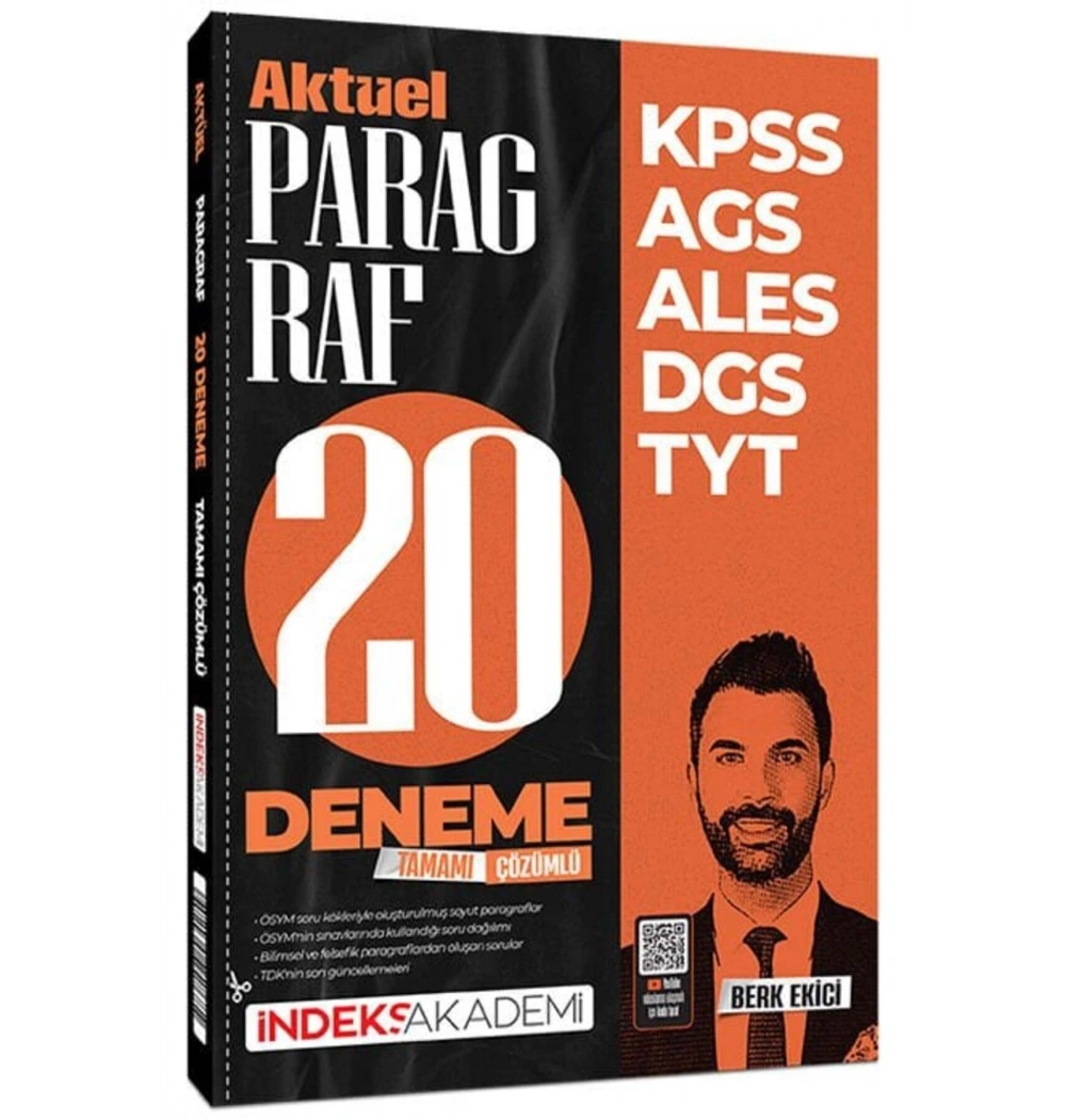 2026 Kpss Ags Ales Dgs Tyt Aktüel Paragraf 20 Çözümlü Deneme İndeks Akademi