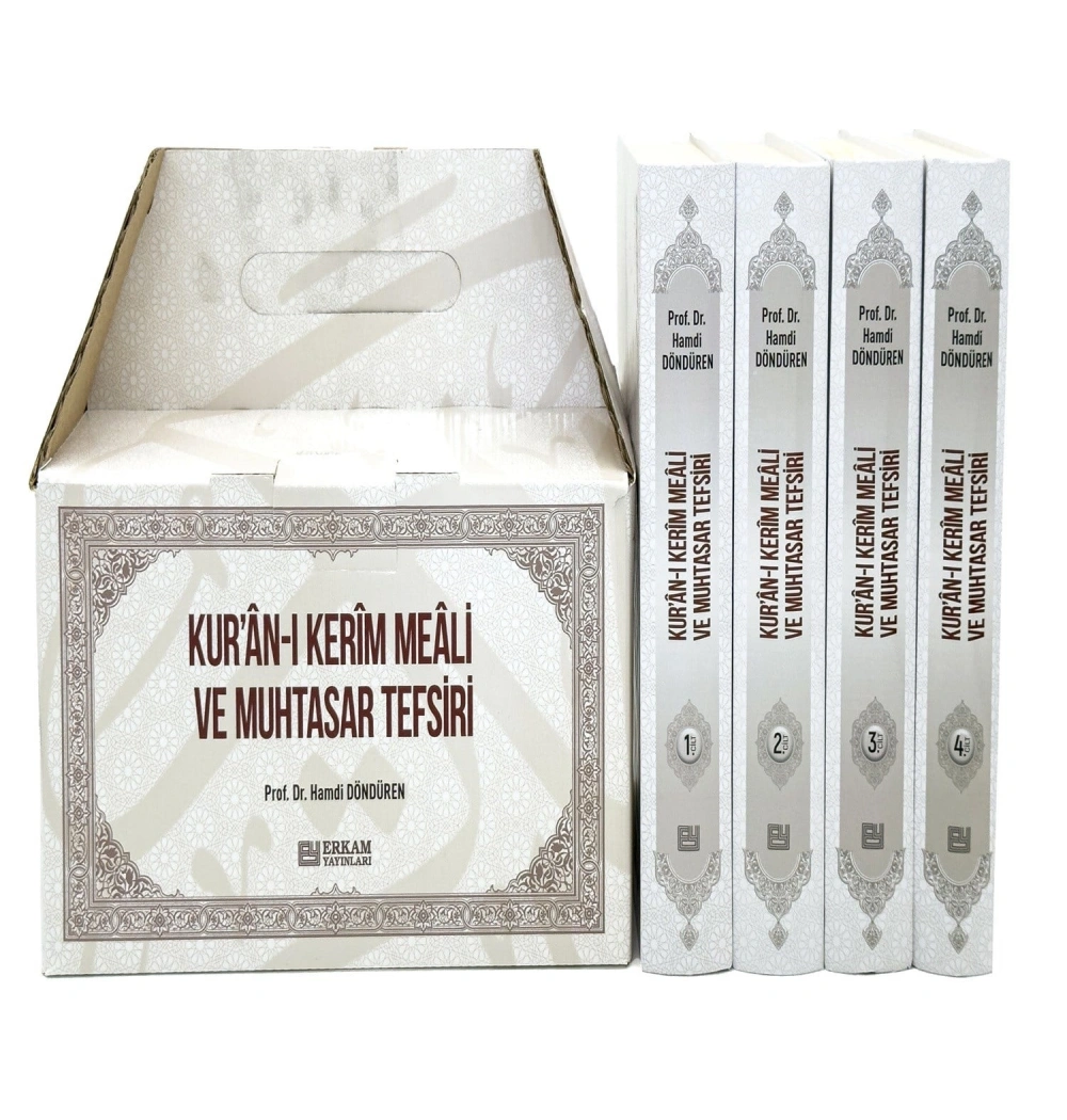 Kuranı Kerim Meali Ve Muhtasar Tefsiri 4 Cilt Hamdi Döndüren Erkam Yayınları