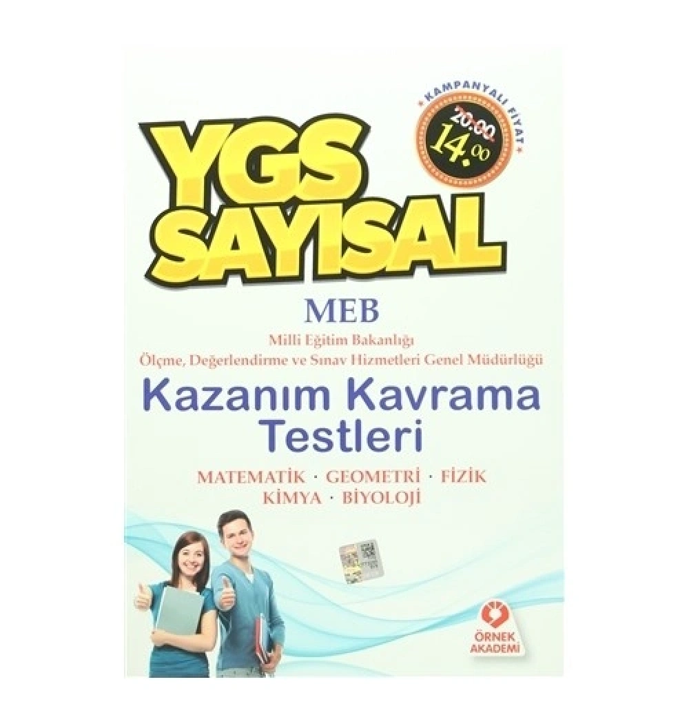 Örnek Akademi Ygs Sayısal Kazanım Test  Kmp