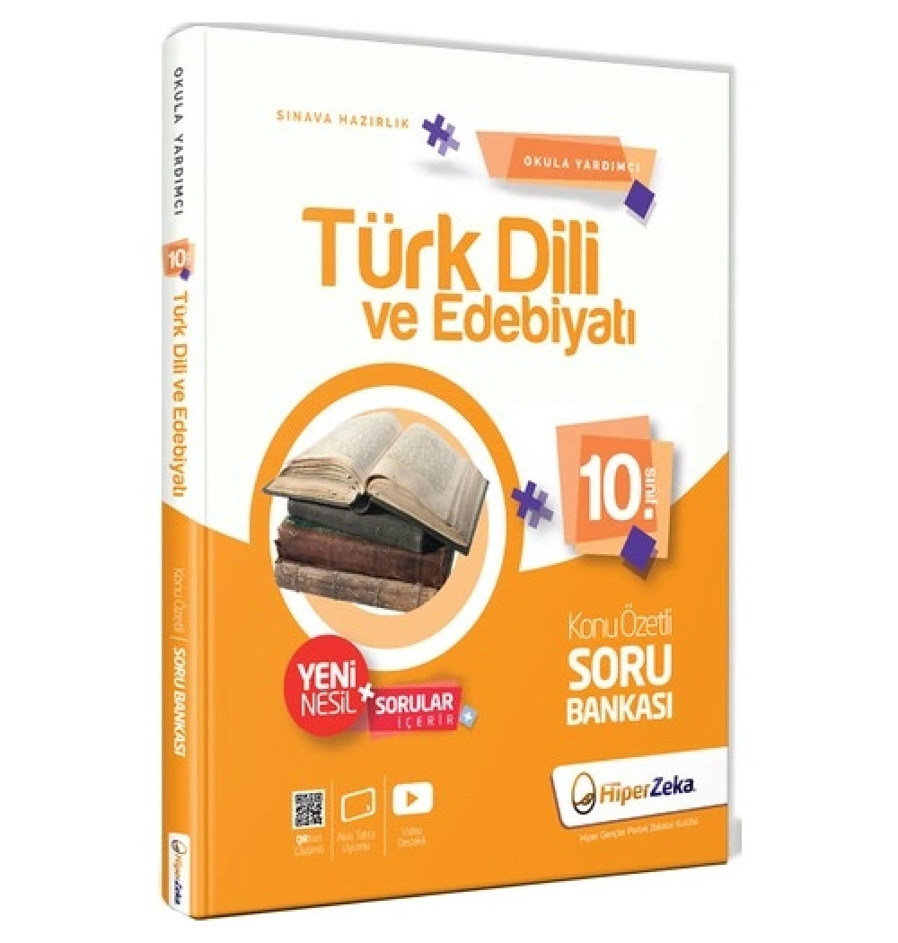 10.Sınıf Türk Dili Edebiyatı Konu Özetli Soru Bankası Hiperzeka