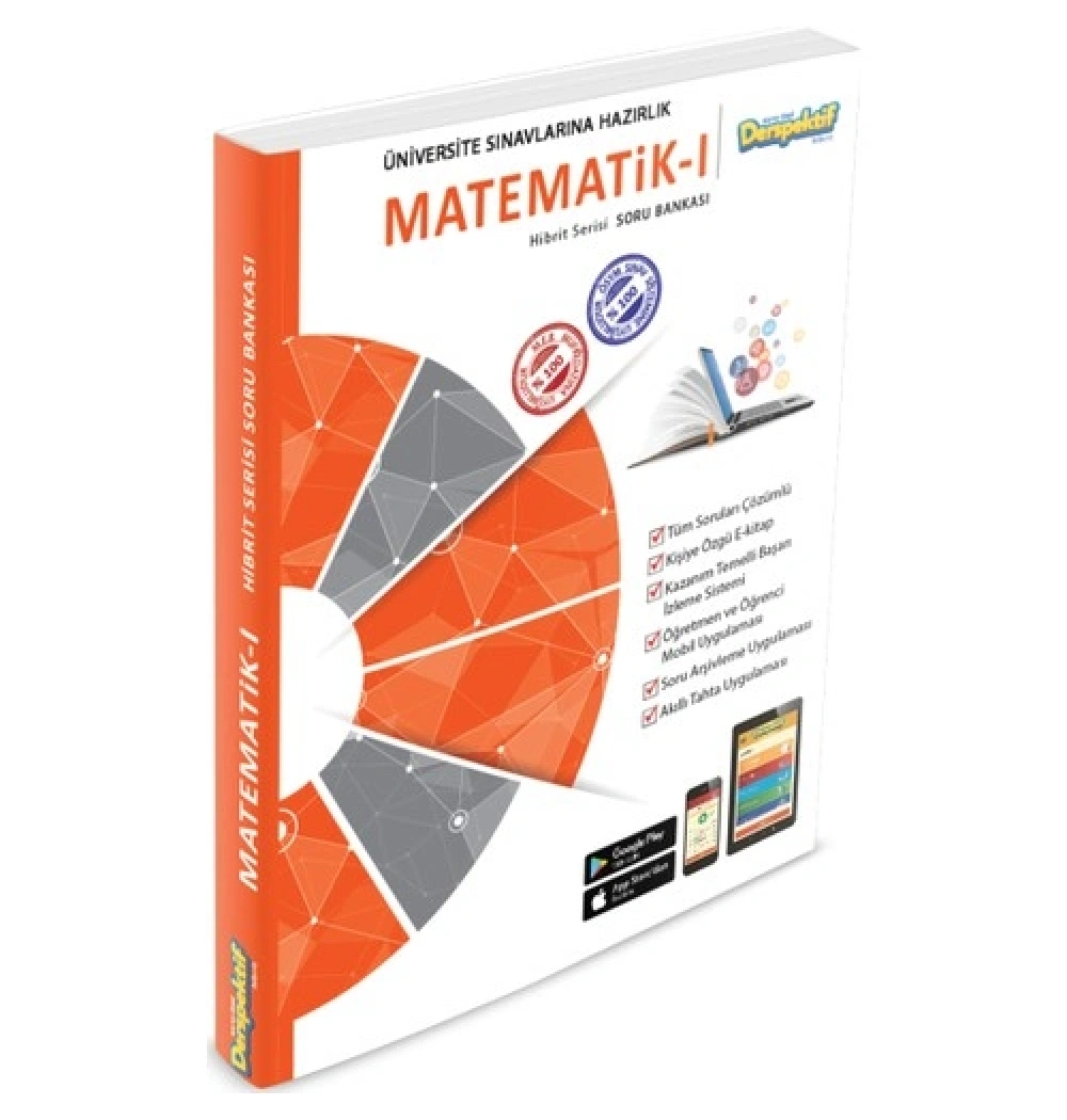 Üniversite Sınavlarına Haz.Matematik -1 Hibrit Soru Bankası  Derspektif
