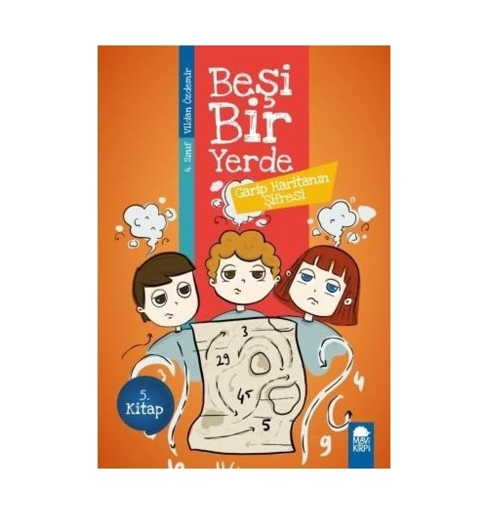 Beşi Bir Yerde 5. Kitap Garip Haritanın Şifresi  Mavi Kirpi