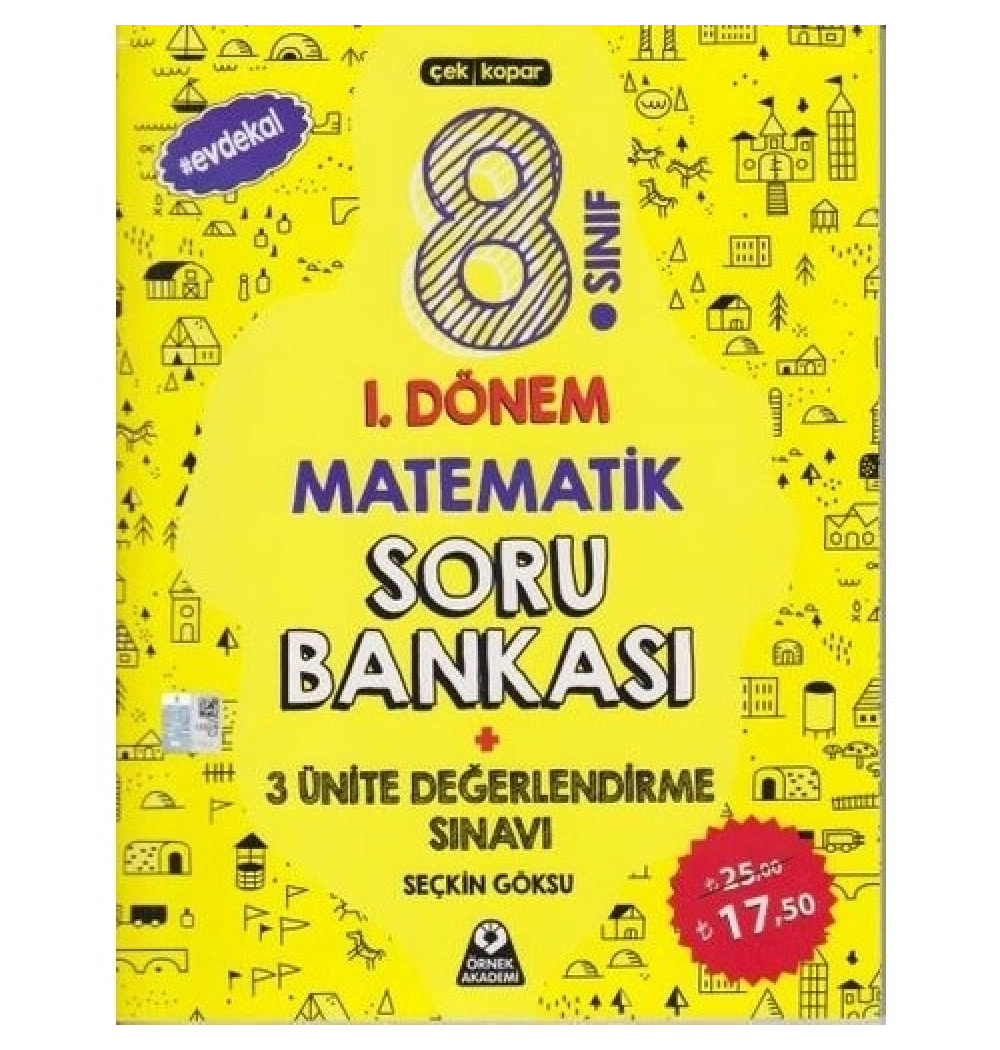8.Sınıf 1.Dönem Matematik Soru Bankası Örnek Akademi
