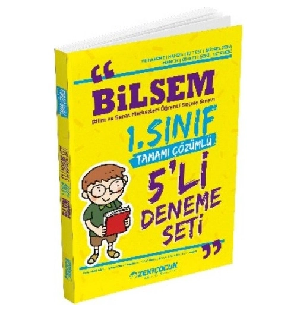 1.Sınıf Bilsem Çözümlü 5 Li Deneme Sınavı  Zekiçocuk