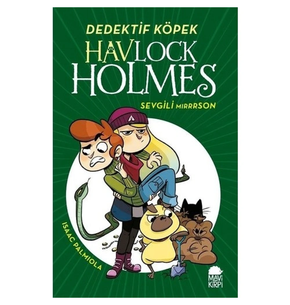 Dedektif Köpek Havlock Holmes Mavi Kirpi