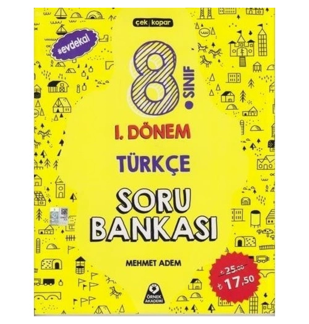 8.Sınıf 1.Dönem Türkçe Soru Bankası Örnek Akademi