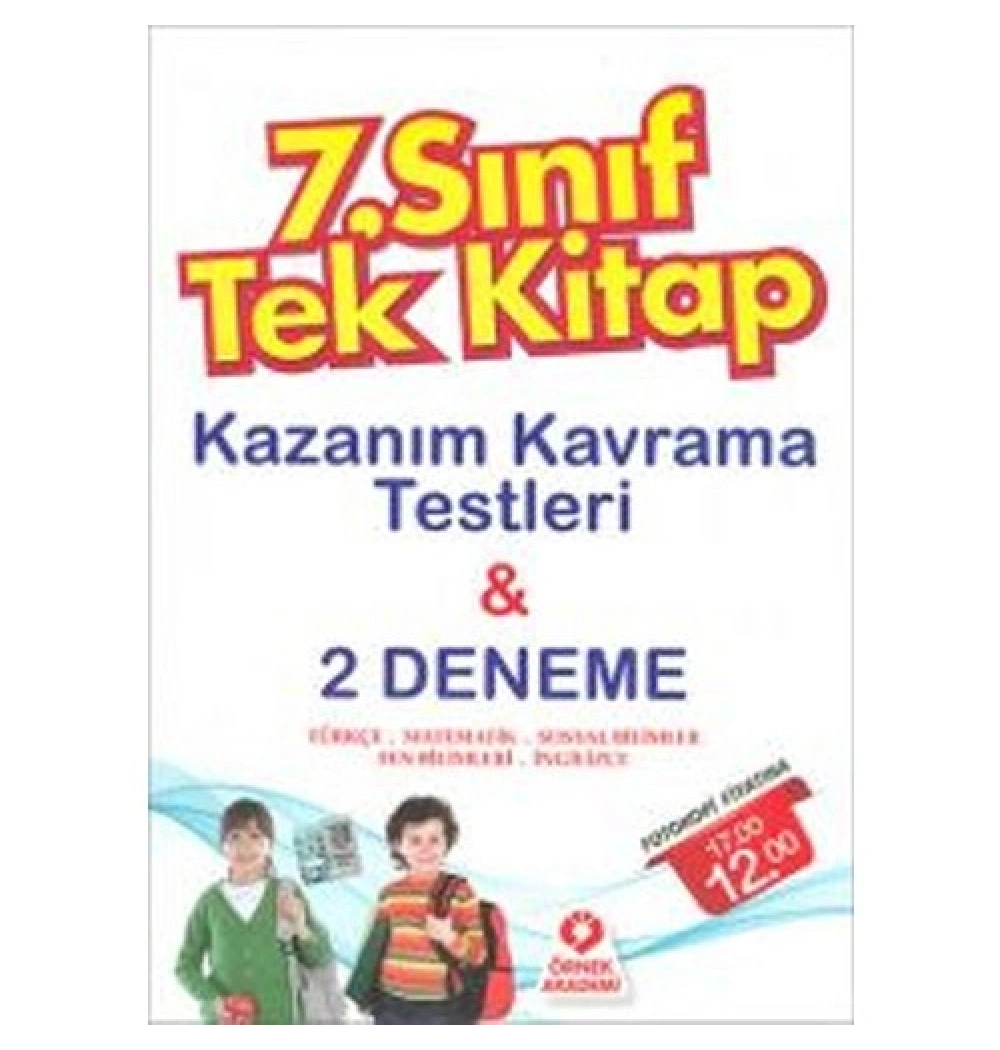 7.Sınıf Tek Kitap 2 Deneme  Ö Akademi