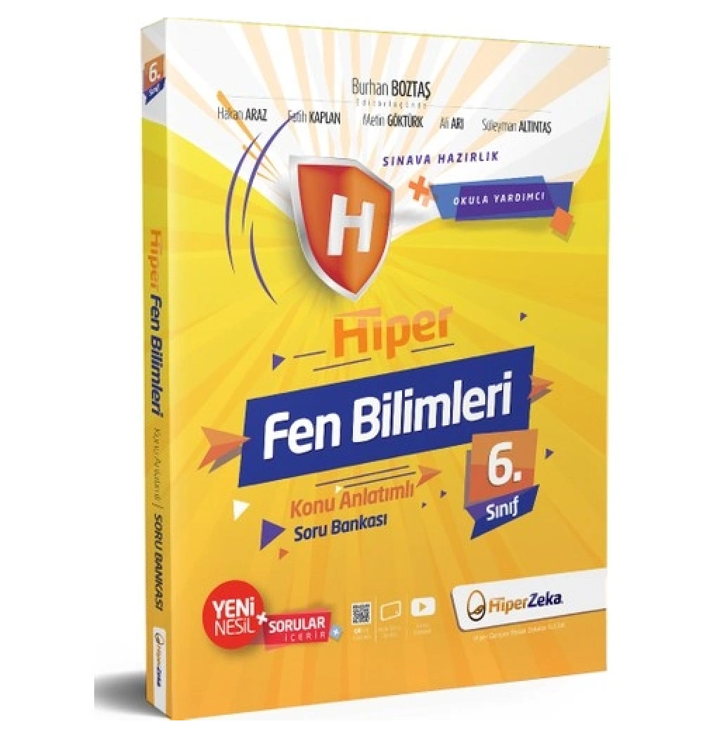 Hiperzeka 6.Sınıf Fen Bilimleri Konu Anlatım Soru Bankası
