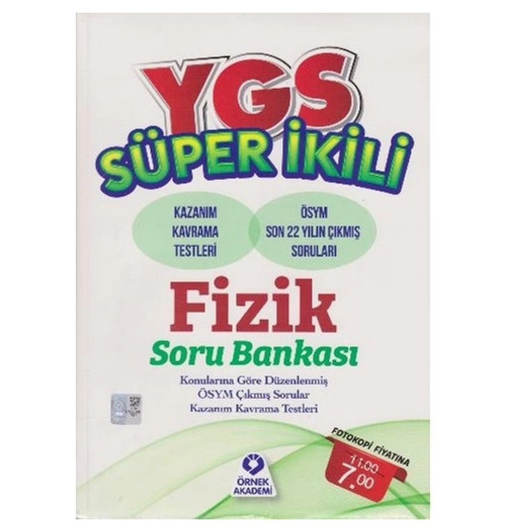 Ygs Süper İkili Fizik Soru Bankası  Ö Akademi