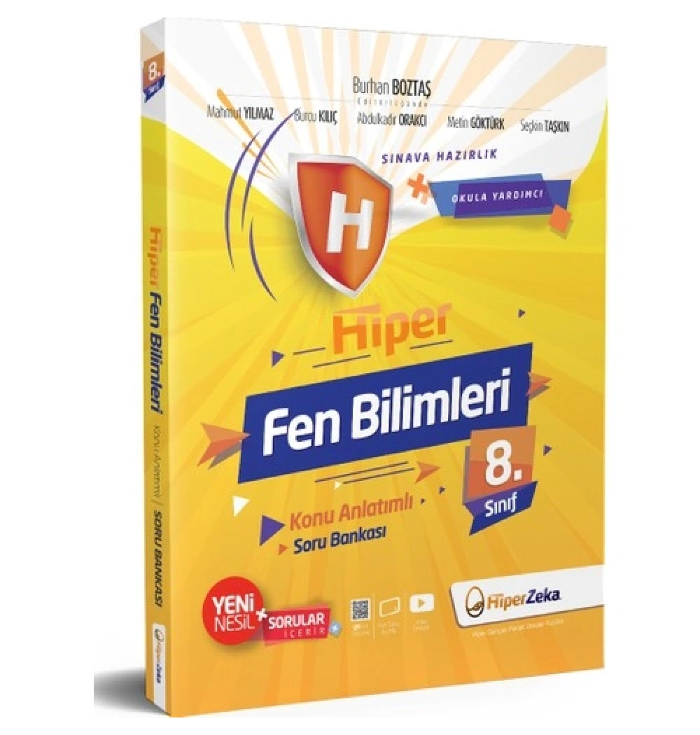 Hiperzeka 8.Sınıf Fen Bilimleri Konu Anlatım Soru Bankası