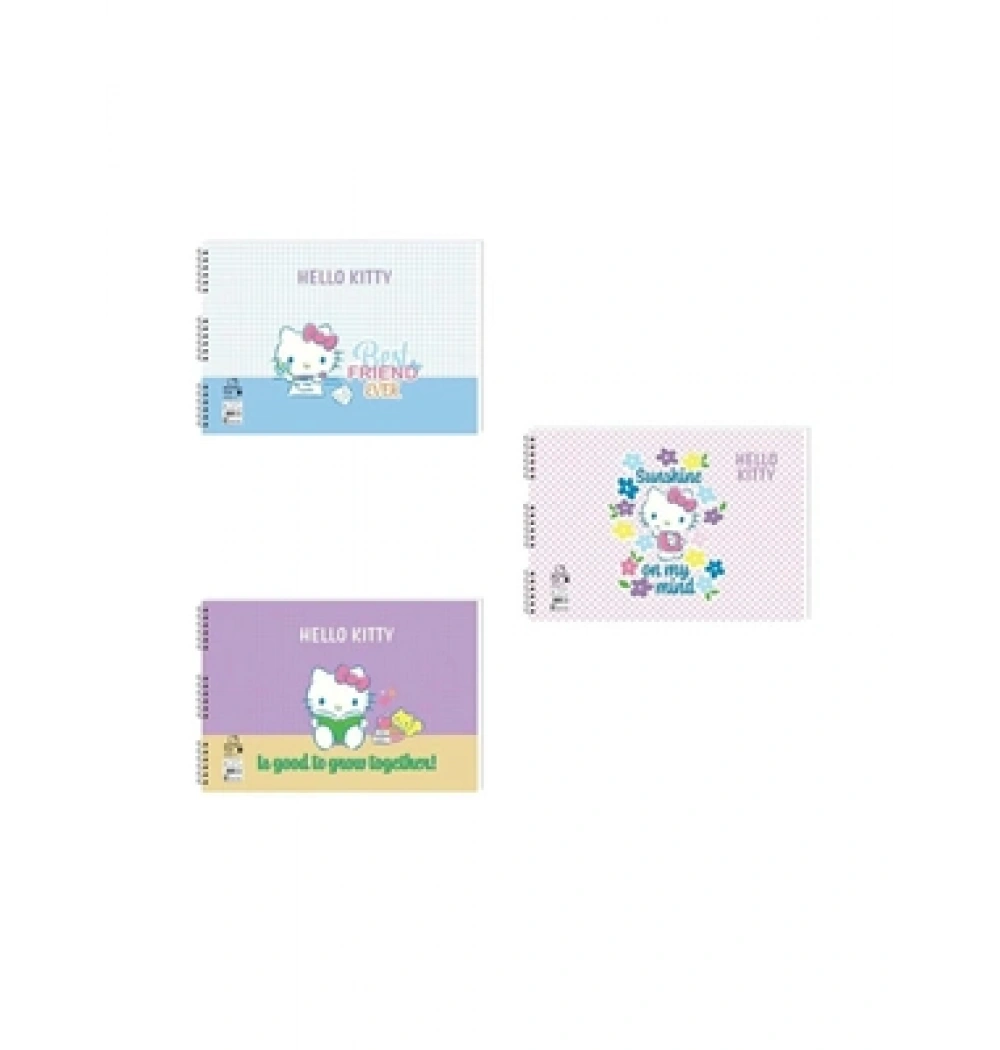Keskin Color Hello Kitty 17*25 15 Yp. Spiralli Resim Defteri 300115-13