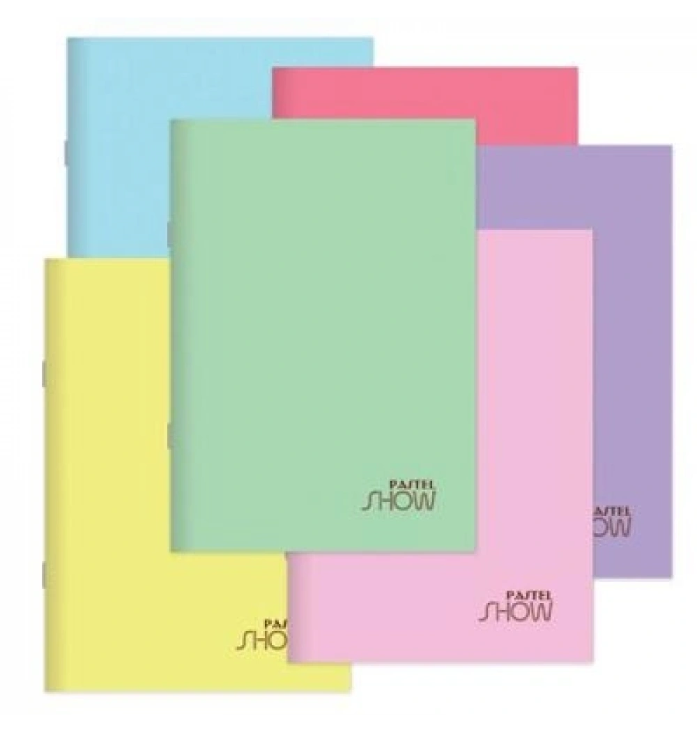 Keskin Color A5 60 Yp.Çizgili Pp Kp.Spiralli Pastel Show Defter