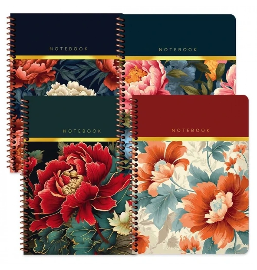 Keskin 17*24 100 Yp.Düz Spr.Sert Kapak Bahçe Defter 418950-99