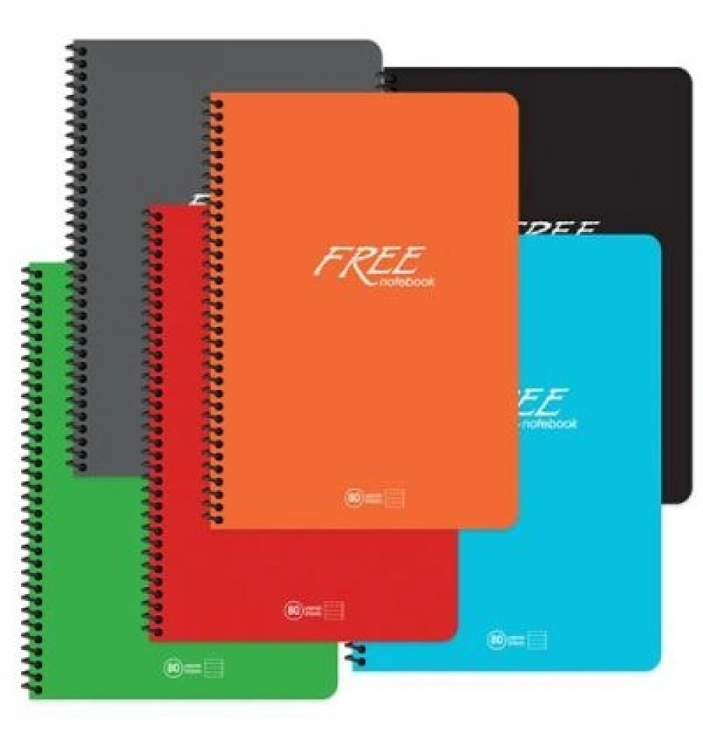 Keskin Color A4 60 Yp. Çizgili Pp Kapak Free Defter