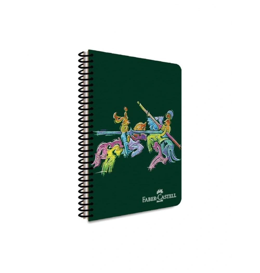 Faber Castell Defter Knights Klas Pp Kapak Spiralli 100 Yaprak Çizgisiz 5075000446000